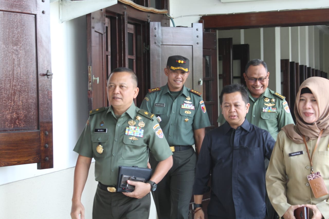 TNI AD Audiensi Bersama Pemerintah Kota Bahas Penurunan Angka Stunting