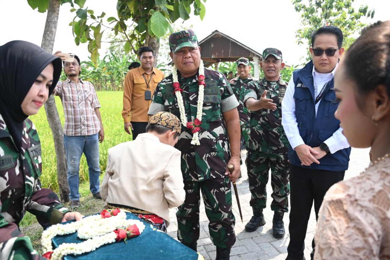 Pangdam V/Brawijaya Salut Kolaborasi Warga Ngawi Bersama TNI Dukung Program Ketahanan Pangan