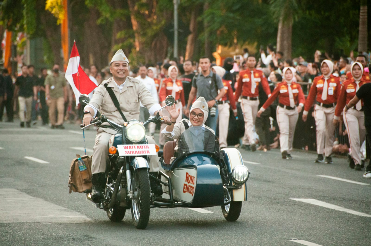 Parade Surabaya Juang Bakal Masuk Event Nasional, Pemkot Surabaya Usulkan ke Kemenparekraf