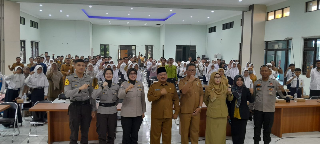 Polres Gresik Sosialisasi Operasi Sayang Siswa Tahun 2023 bantu Tekan Kenakalan Remaja