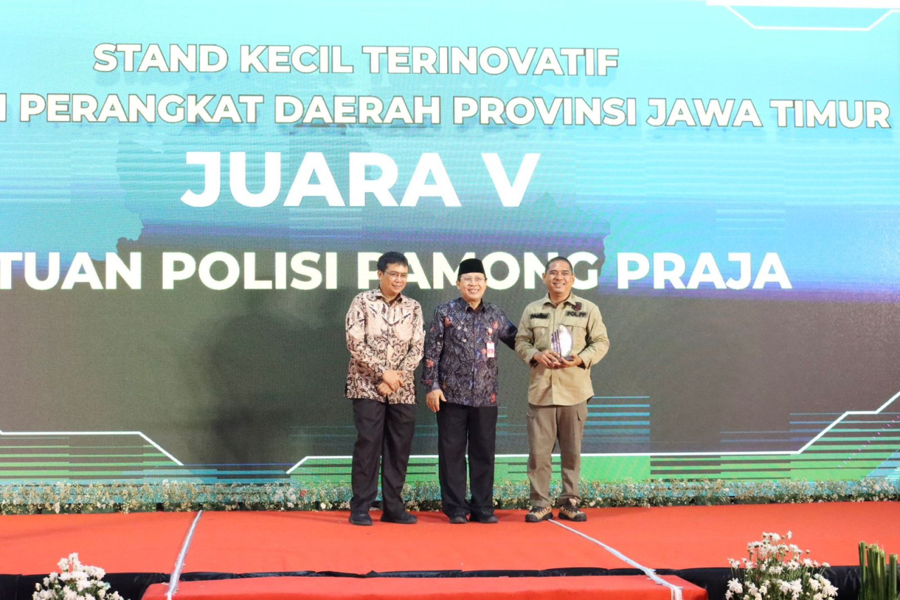 Raih Juara dan Penghargaan, Satpol pp Jatim Terdepan Pelayan Inovasi Publik