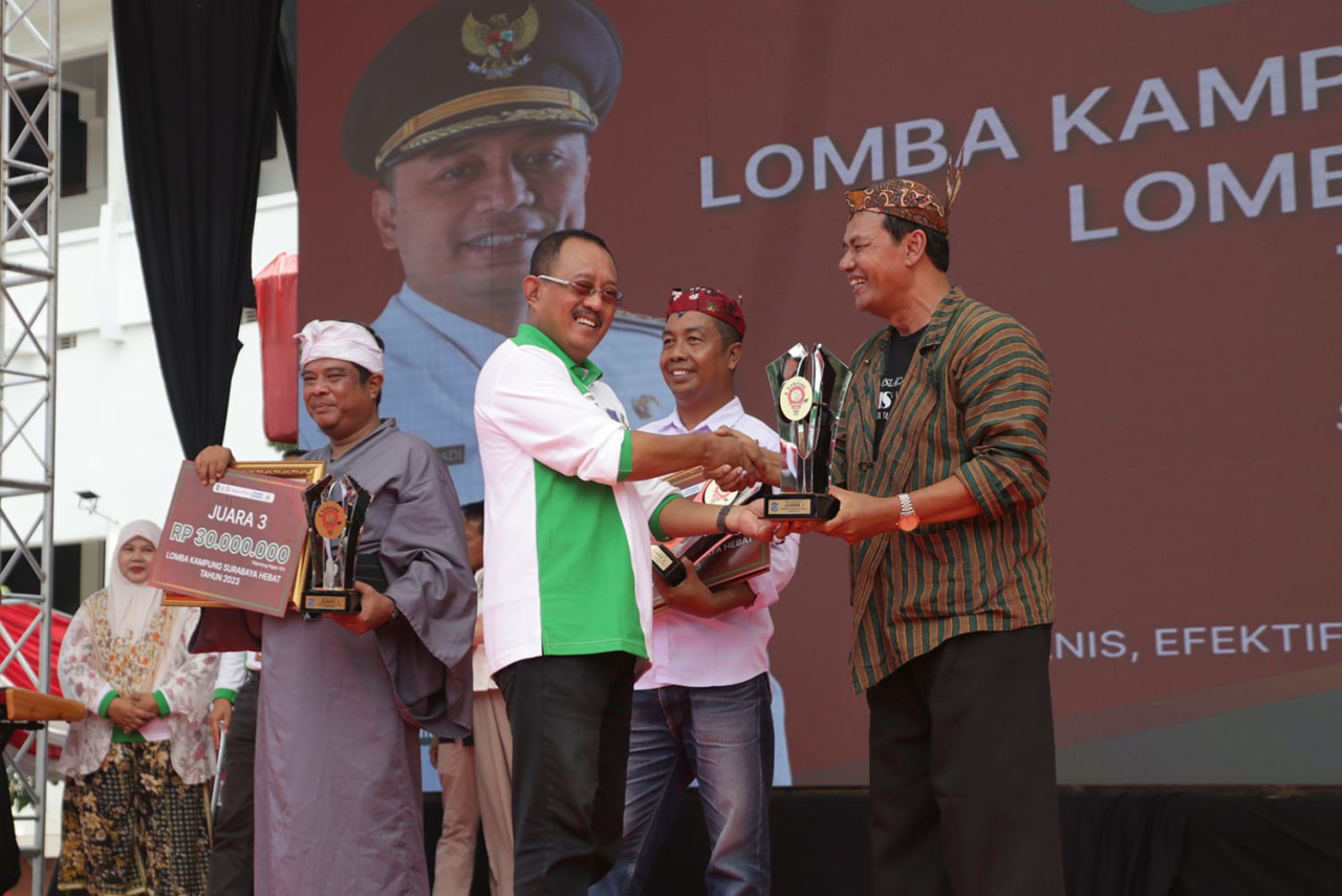 Lomba Kampung Surabaya Hebat Berhasil Turunkan Sampah 5 Ton Perhari