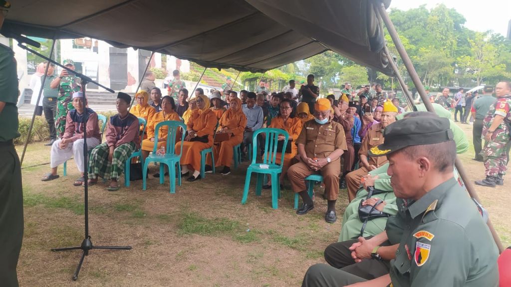 Kodim 0830/Surabaya Utara Gelar Baksos untuk Veteran, Warakawuri dan Anak Yatim