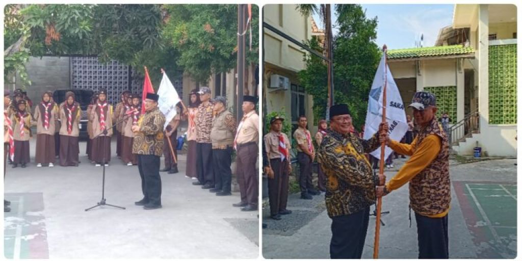 Kontingen peserta kemah harmoni Dilepas Langsung Oleh Kepala Kemenag Kabupaten Karawang