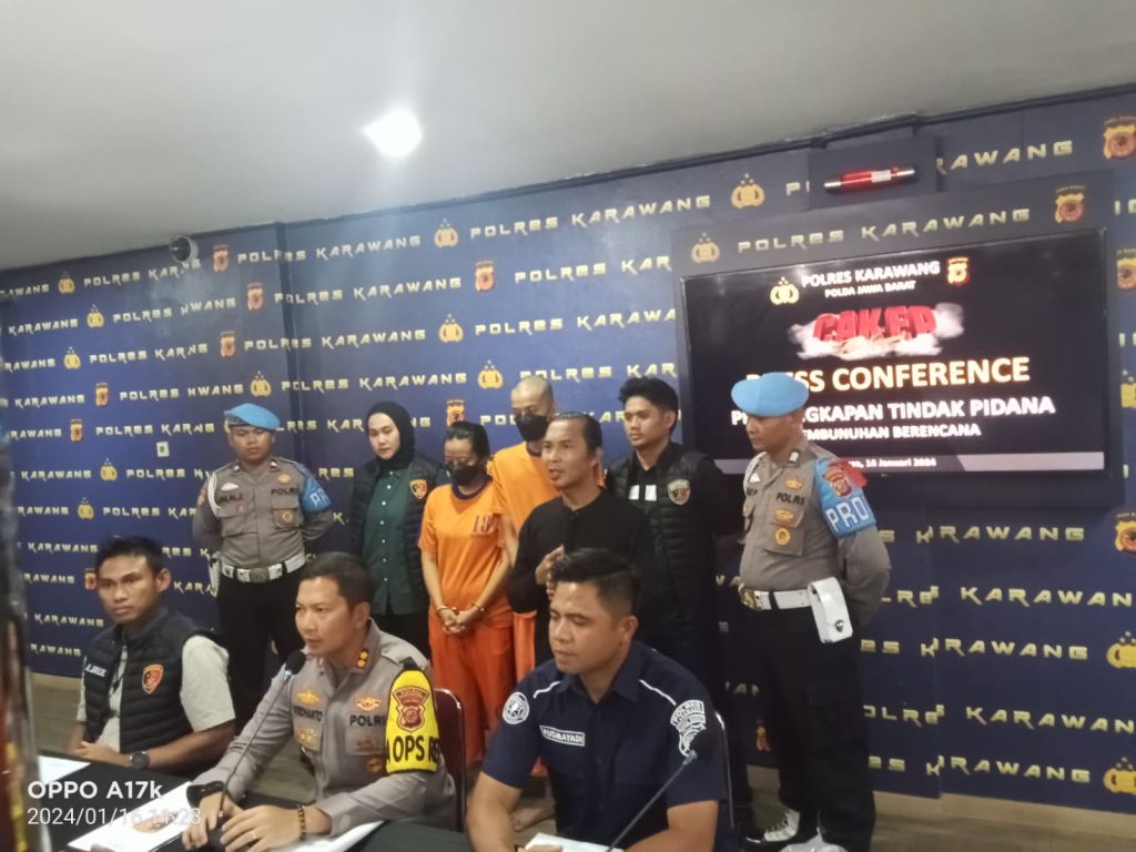 Dua Orang Pelaku Suami Istri Dalang Pembunuhan Berencana Yang Terjadi Wilayah Klari