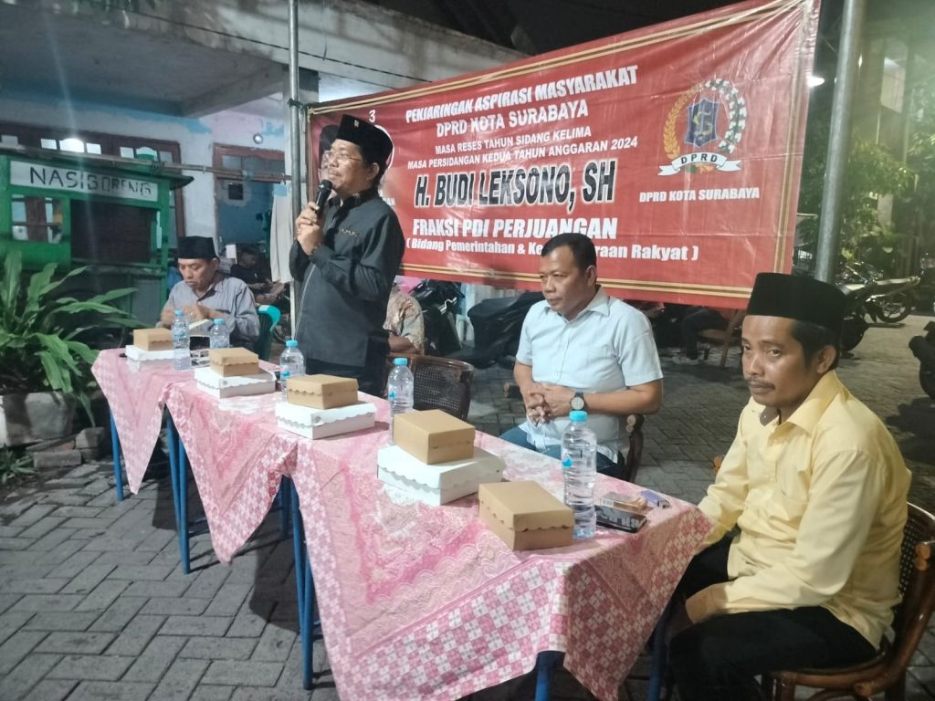 Kunjungan Komisi A DPRD Kota Surabaya Disambut Hangat Warga Dupak Bangunsari Surabaya