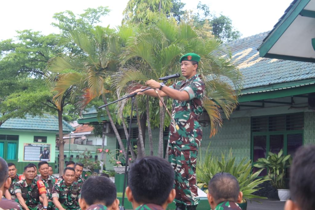 Dandim 0830/SU Tekankan Kepada Anggota Untuk Hindari Pelanggaran