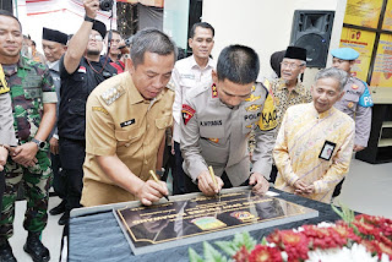 Gedung  SPKT dan Gedung ETLE Poles Karawang, Diresmikan Kapolda Jawa Barat