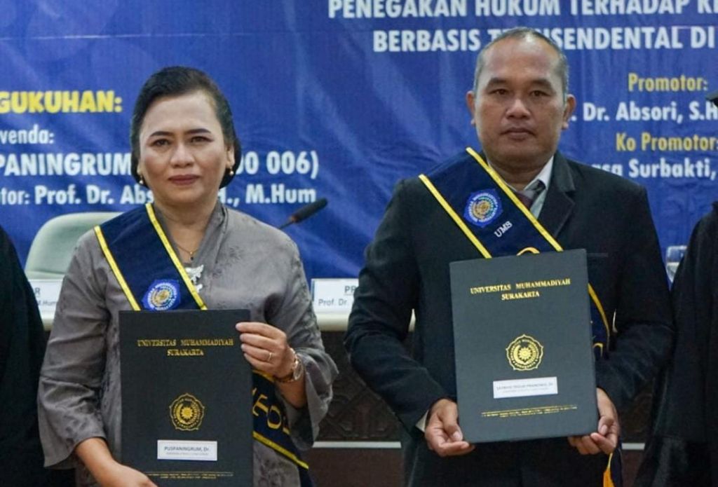 IPTU Satriyo Kanit 4 Satreskrim Polres Kota Madiun Resmi Sandang Gelar Doktor