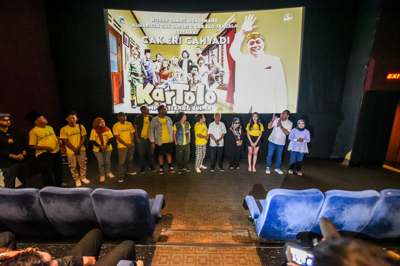 Nobar Film "Kartolo Numpak Terang Bulan", Wali Kota Eri: Penuh Pesan Moral untuk Surabaya