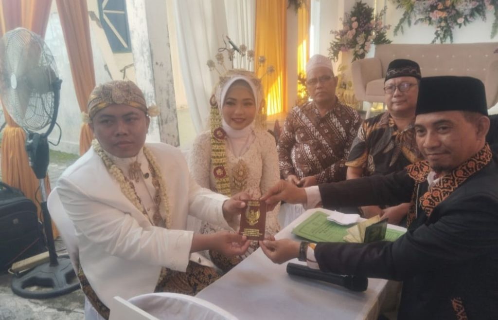 Putra Pimpinan Redaksi Media Metrosurya Langsungkan Akad Nikah