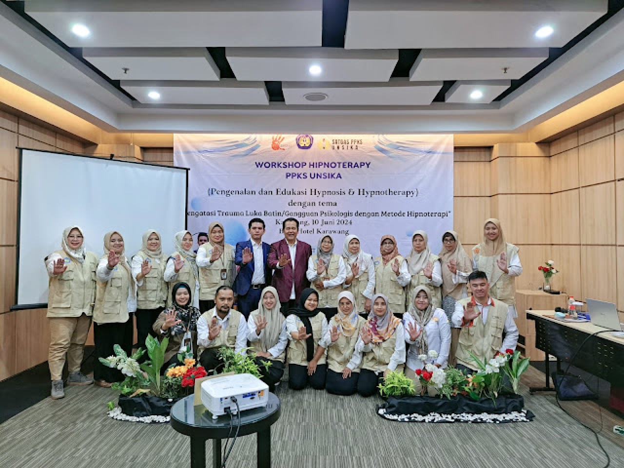 PPKS Unsika Menggelar Workshop Hipnoterapy Tahun 2024, Ini Kata Wakil Rektor