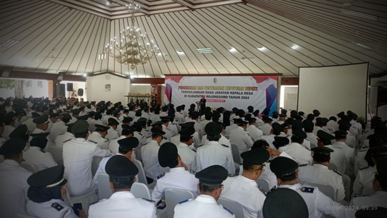 Ungkapan Sejumlah Kades di Bojonegoro Setelah Terima SK Perpanjangan Jabatan 2 Tahun