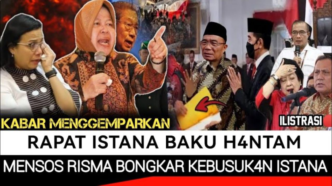 Mensos Risma Ngamuk di Depan Presiden Jokowi, Akibat Beri Bansos ke Bandar Judi Online Saat Rapat di Istana