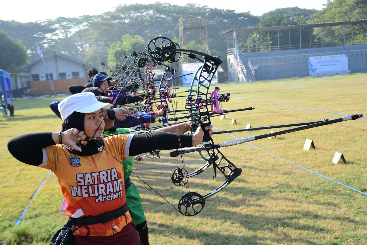 Ratusan Peserta U-15 Divisi Recurve dan Compound Bertarung di Kasal Cup Archery Championship 2024