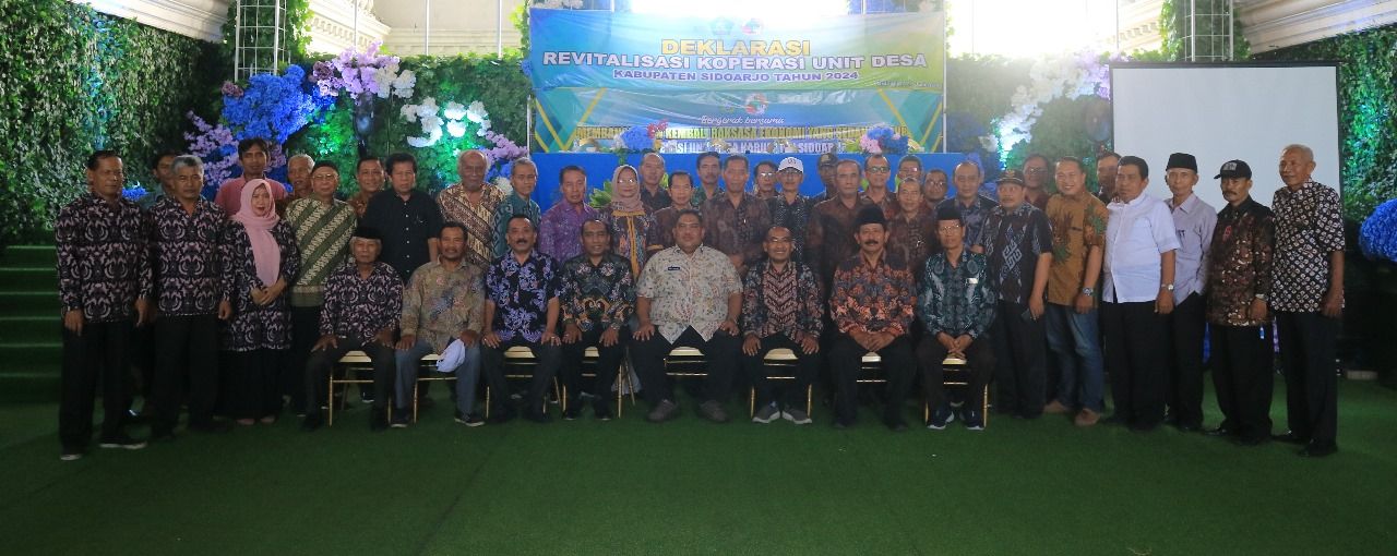 Dinas Koperasi dan Usaha Mikro gelar Deklarasi Revitalisasi Koperasi Unit Desa se Kabupaten Sidoarjo