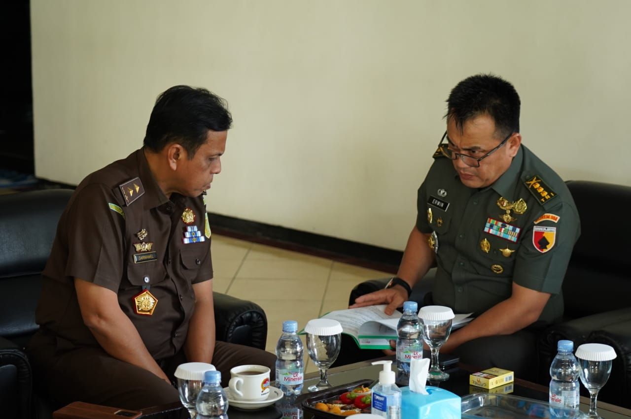 Courtesy Call Direktur Eksekusi, Upaya Hukum Luar Biasa dan Eksaminasi di Korem 084/BJ