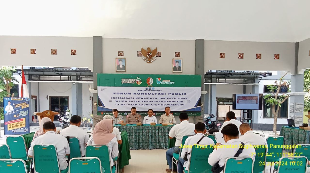 Sosialisasi Kewajiban Dan Kepatuhan Wajib Pajak Kendaraan Bermotor Di Sukosewu.