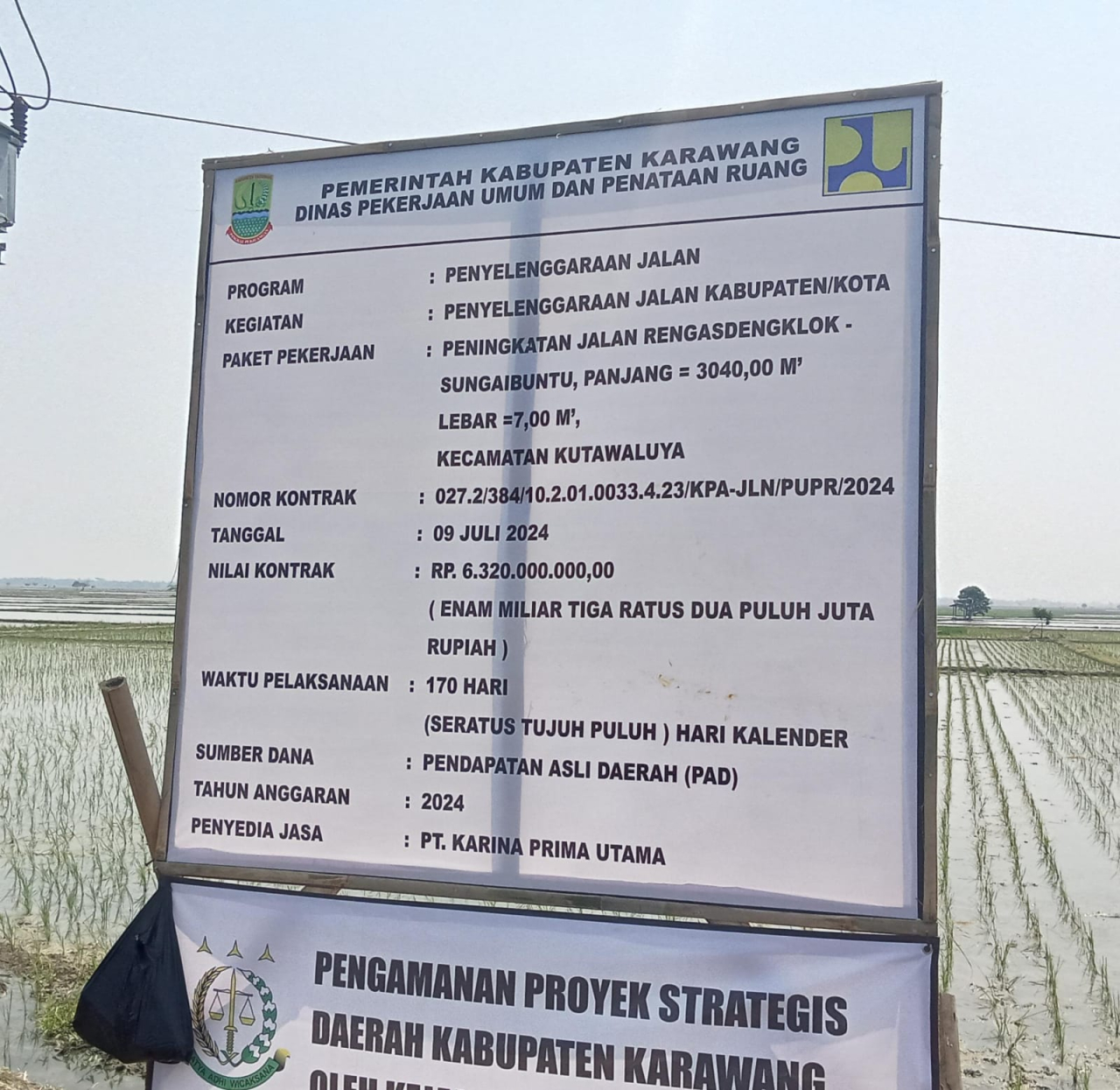 PT Karina Prima Utama Diduga Abaikan APD, Dinas PUPR Harus Tegas