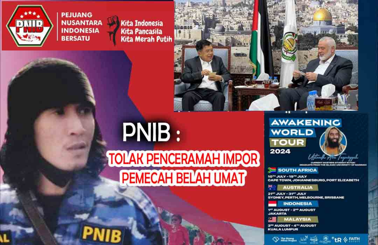 Kunjungan JK ke Timur Tengah Berdampak Negatif, PNIB: Masyarakat Indonesia Perlu Waspada