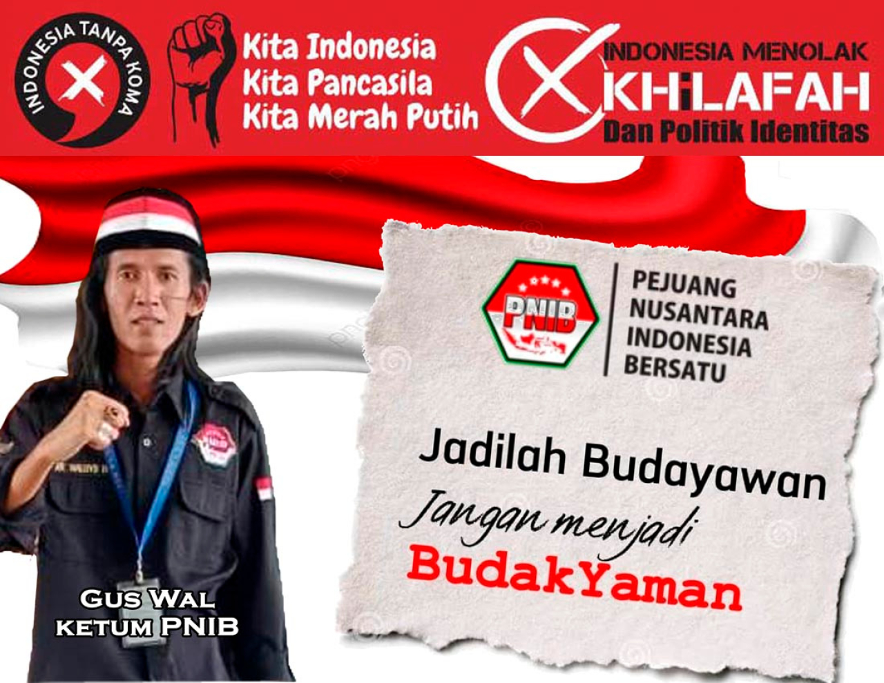 PNIB : Kirab Merah Putih Benteng Nasionalisme dari Pengaruh Ideologi Asing dan Provokator Imigran Yaman
