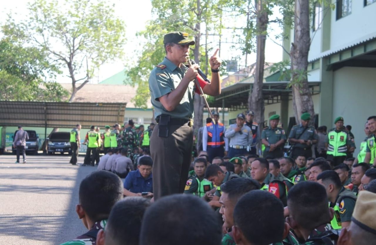 Pesan Dandim 0830/Surabaya Utara, Agar Pasukan Pengamanan VVIP Jangan Lengah