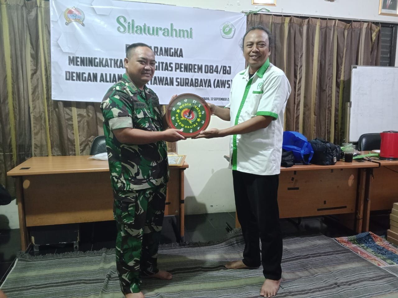Kapenrem 084/Bhaskara Jaya dan Jajaran Bersilaturahmi ke Sekretariat AWS, Perkuat Sinergi dan Kerjasama
