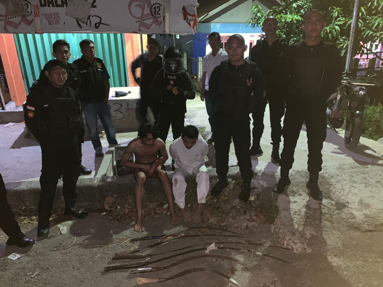 Polres Karawang amankan dua pemuda yang hendak melakukan aksi tawuran di Lotus Karawang (Foto: Dok rakyatjelata.com)