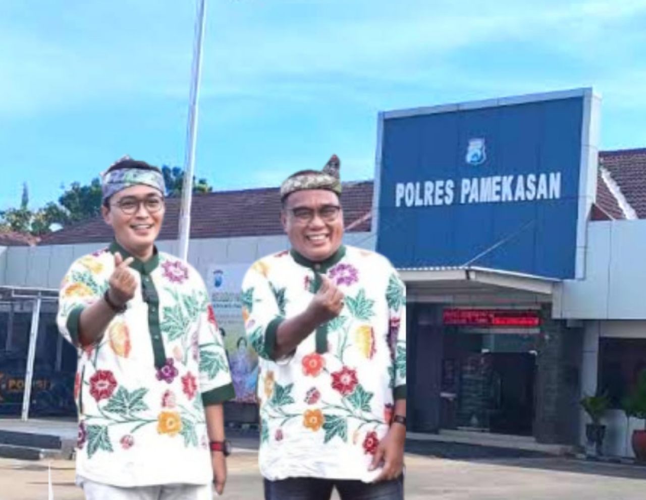 Foto : Ilustrasi Perayaan Batik Dan Mapolres Pamekasan