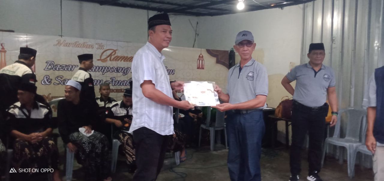 AWS Bersama Paguyuban UMKM Margorejo Berikan Santunan Anak Yatim di Penutupan Bazar Safari Ramadhan