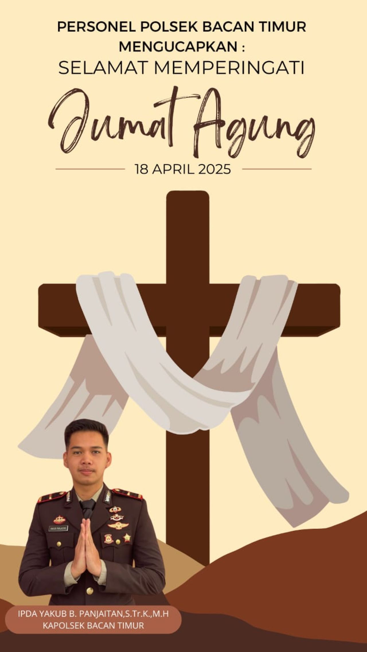 SELAMAT MEMPERINGATI JUMAT AGUNG 18 APRIL 2025