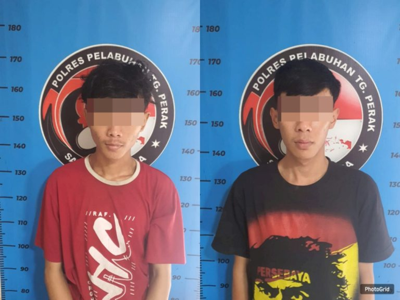 Dua pemuda asal surabaya diciduk Satnarkoba Tanjung Perak (Foto: Dok humas)