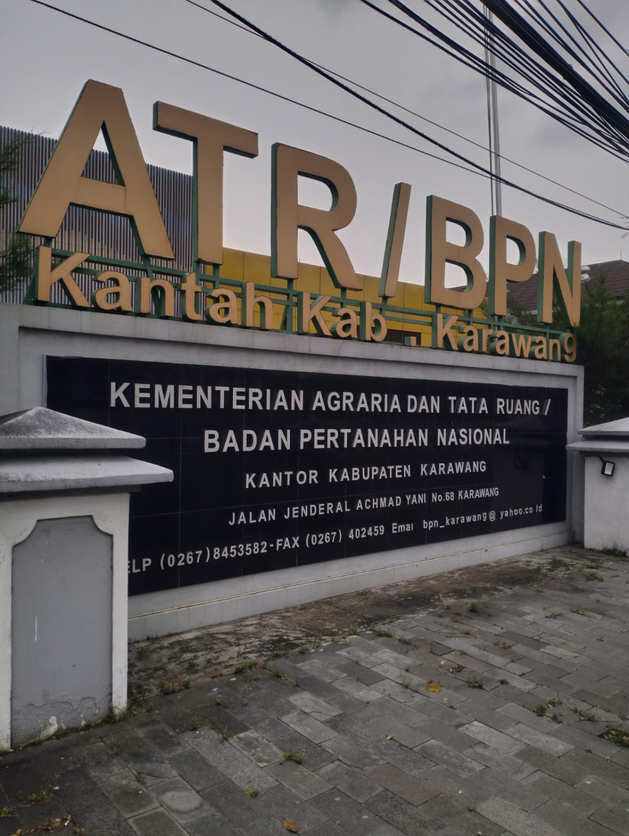PLT Kakan BPN Karawang Mengeluh Banyak Tunggakan Tunggakan Bekas Mantan Kakan BPN