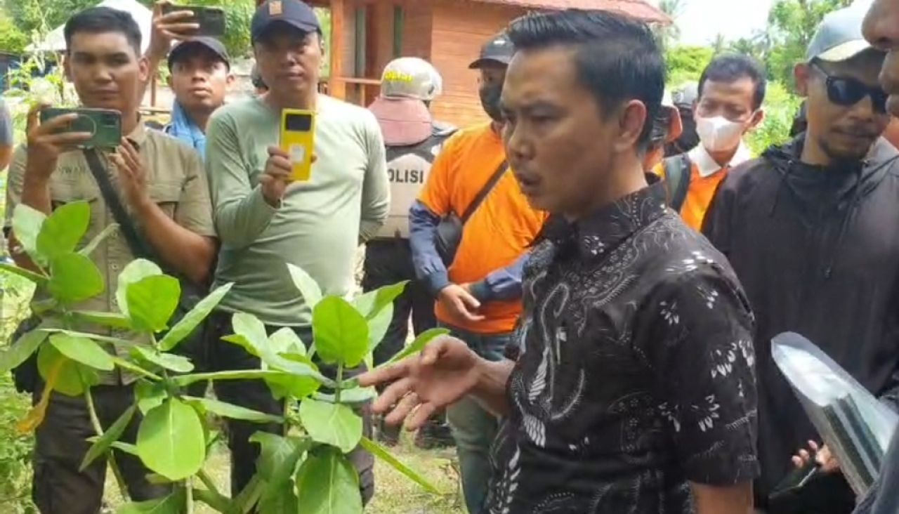 Foto Kuasa Hukum Debora Susanto saat menyampaikan keberatan pelaksanaan eksekusi