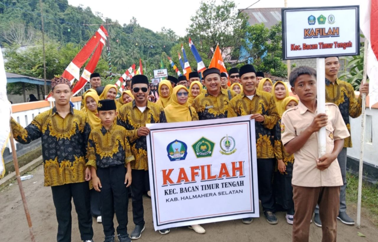 Camat Bacan timur tengah Sukses Membawa Peserta STQH ke Desa Kusubibi, Kecamatan Bacan Barat