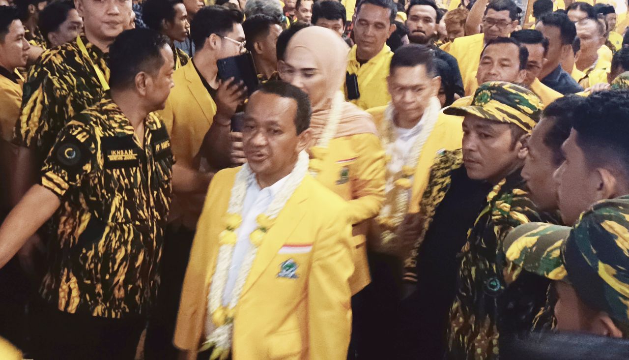 Ketum Golkar Hadiri Musda XI di Surabaya, Puji Kepemimpinan Sarmuji di Jawa Timur