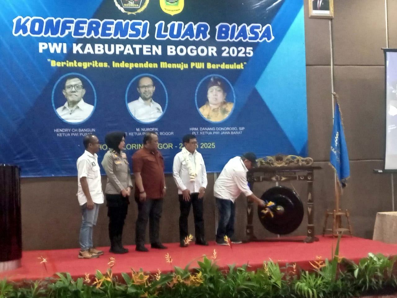 PWI Kabupaten Bogor Gelar Konfrensi Luar Biasa di Sentul