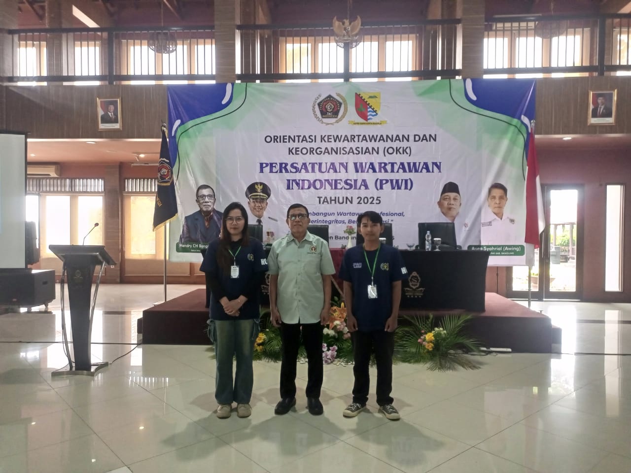 Peserta OKK PWI Kabupaten Bandung di Hotel Sutan Raja, Bandung.