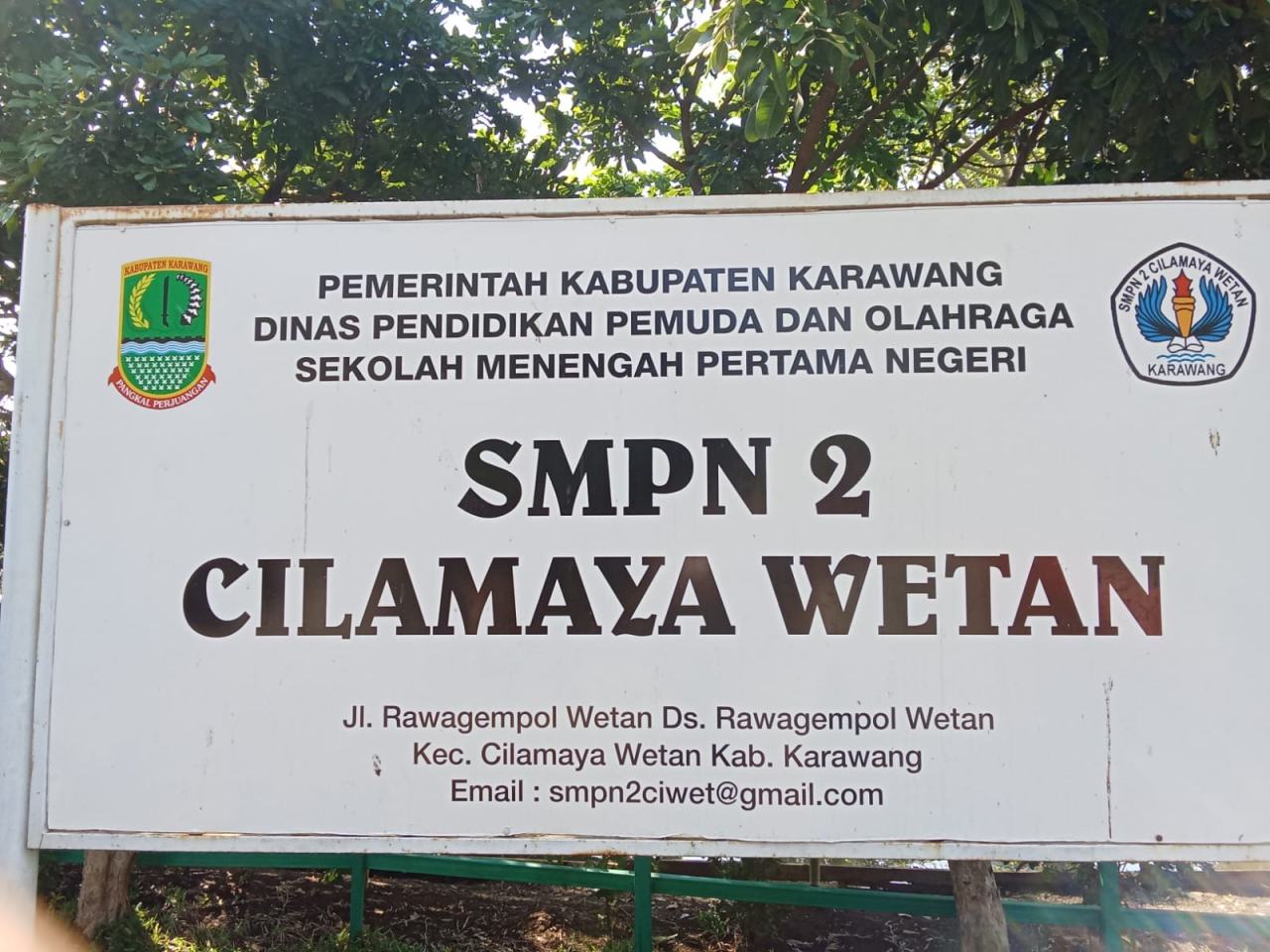 Sekolah Menengah Petama Negeri 2 Cilamaya Wetan, Karawang (Foto: Dok @di karawang)
