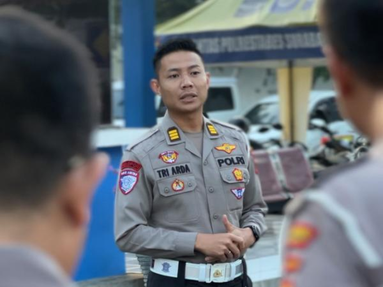 Momen Sumpah Pemuda, Kanit Regident Satpas SIM Colombo Surabaya: Komitmen Menjadi Pengemudi Tertib dan Disiplin