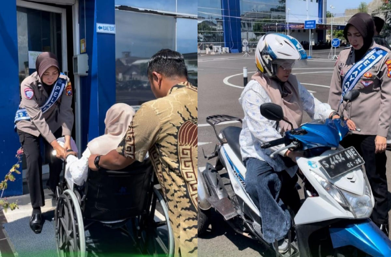 Layanan SIM Colombo Disabilitas, Jalur Antrean Khusus Telah Tersedia