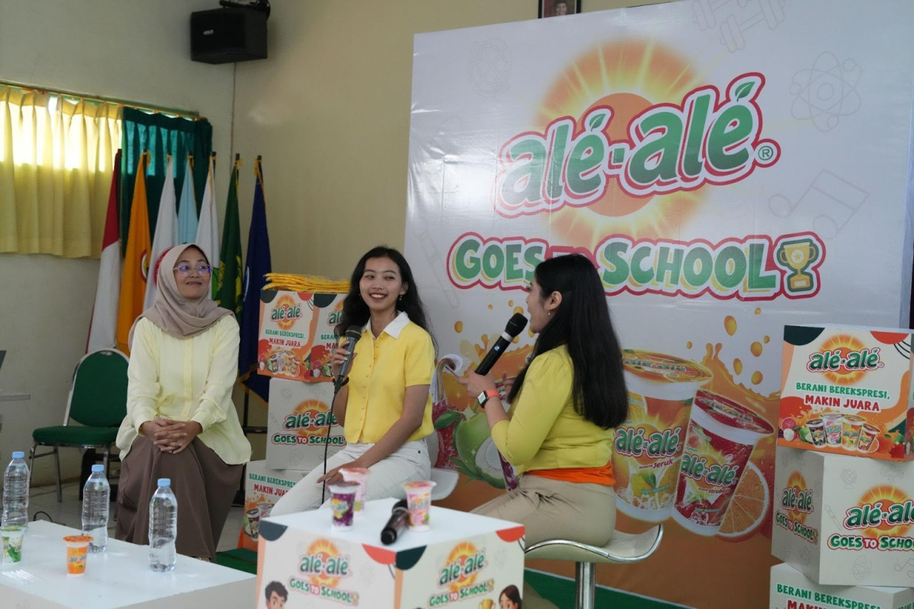 Program di kota Malang, Ale-Ale Goes to School - Berani Berekspresi, Makin Juara!” (Foto: Dok istimewa)