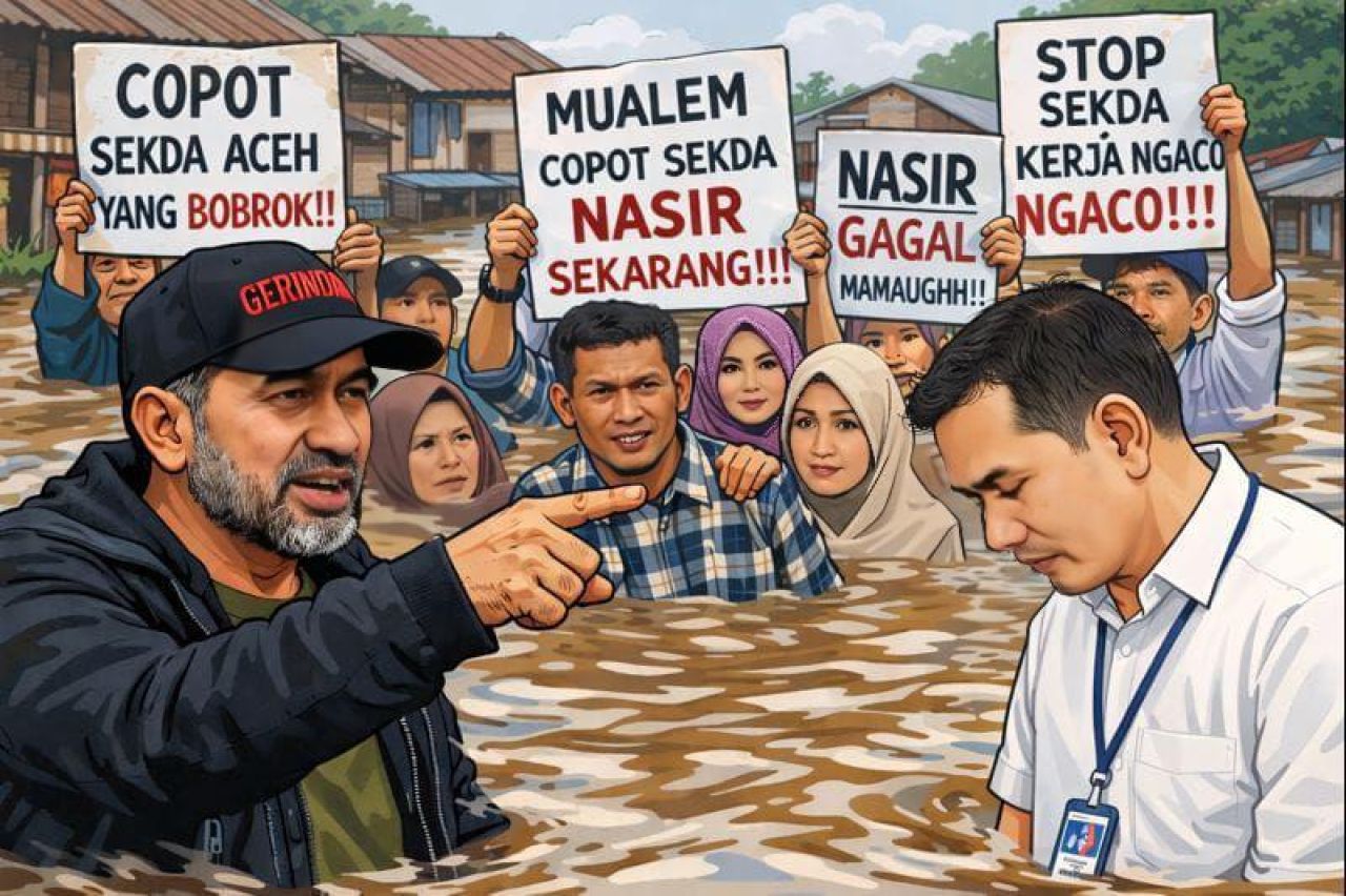 Mualem Didesak Copot Sekda Aceh, Rentetan Blunder Dinilai Cederai Tata Kelola Bencana