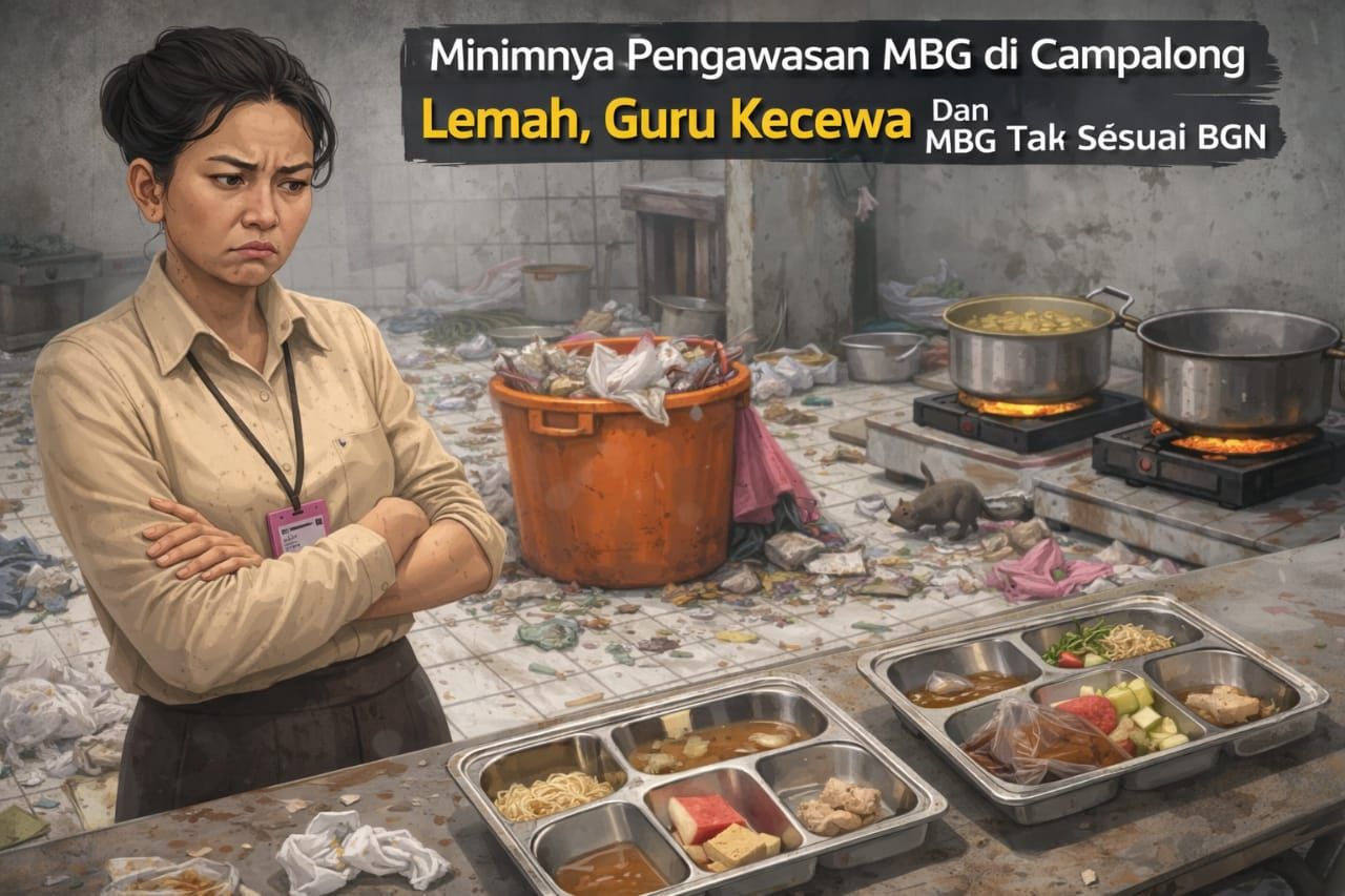 Program Makan Bergizi Gratis SPPG Banjar Talelah Sajikan Buah Layu, Guru Murka