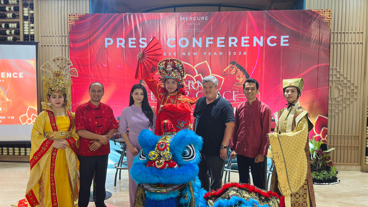 Mercure Surabaya Grand Mirama Ramaikan Tahun Kuda Api, Perayaan Imlek 2026 Bertajuk "ETERNAL LUNAR GRACE”