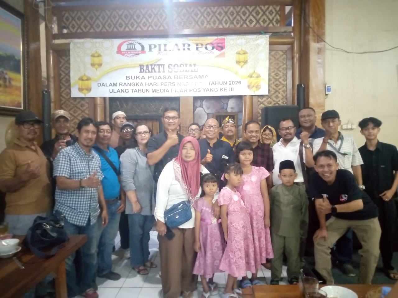 Hari Jadi Ke-3 Tahun, Media Pilar Pos Rangkaian Bakti Sosial Serta Informasi Digitalisasi Modern