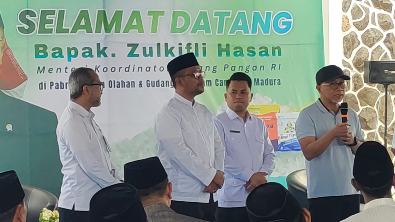 Menko Pangan Zulkifli Hasan Tinjau PT Garam Sampang, Percepat Transformasi Industri Menuju Swasembada 2027