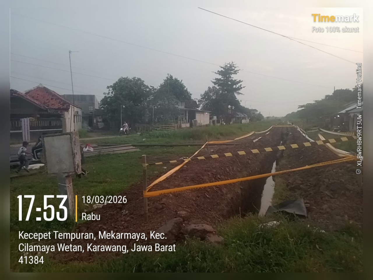 Lingkungan asri yang menimbulkan keresahan warga Cilamaya setelah terjadi penggalian pipa oleh PT Petrogas (Foto: Dok adi karawang/rakyatjelata)