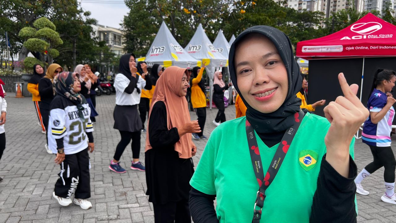 Foto: Novita Anjarsari selaku Assistance Vice President Head of Postpaid IM3 Platinum East Java.