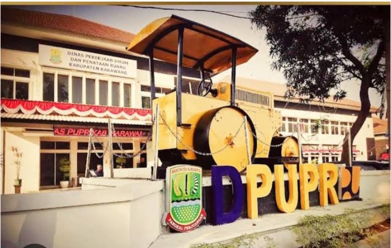 Proyek Pemagaran Ditemukan Sejumlah Kejanggalan, Kabid Bangunan dan Jasa Konstruksi PUPR Karawang Enggan Berkomentar